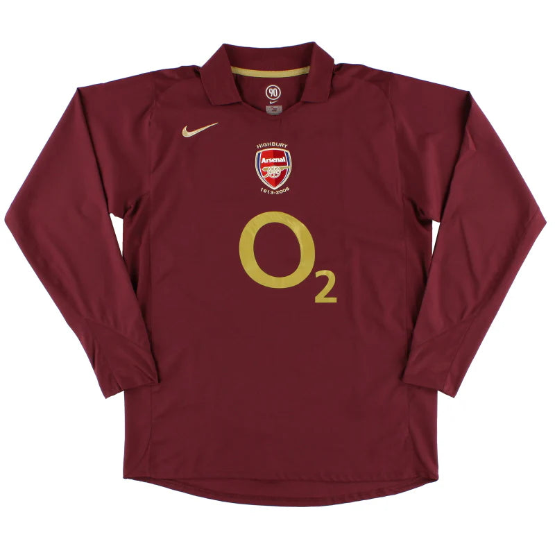 Arsenal 2005/06 (Home Shirt) - L/S