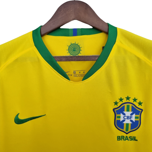 Brazil 2018 World Cup kit season at best price. Shop now your retro football kits in Glamour Soccer Store. Original quality and printing.