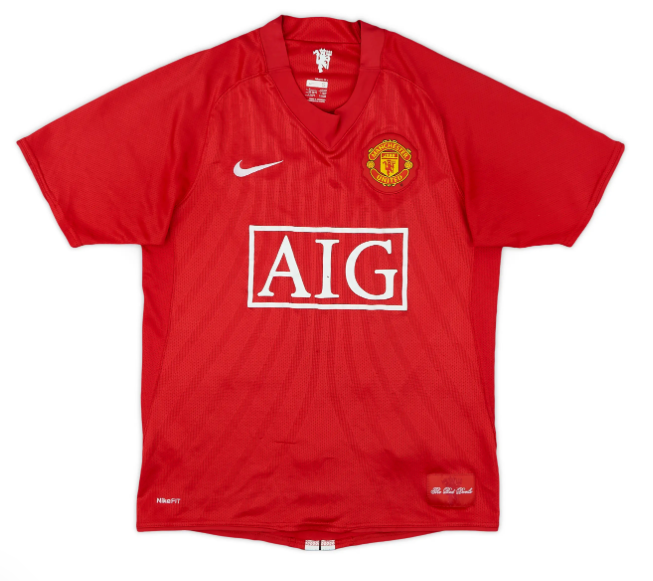 2007-09 Manchester United Home 