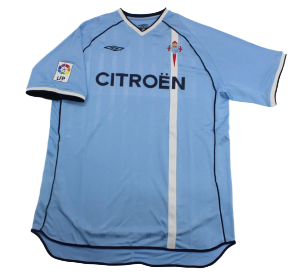 celta de vigo 2001/02 home kit