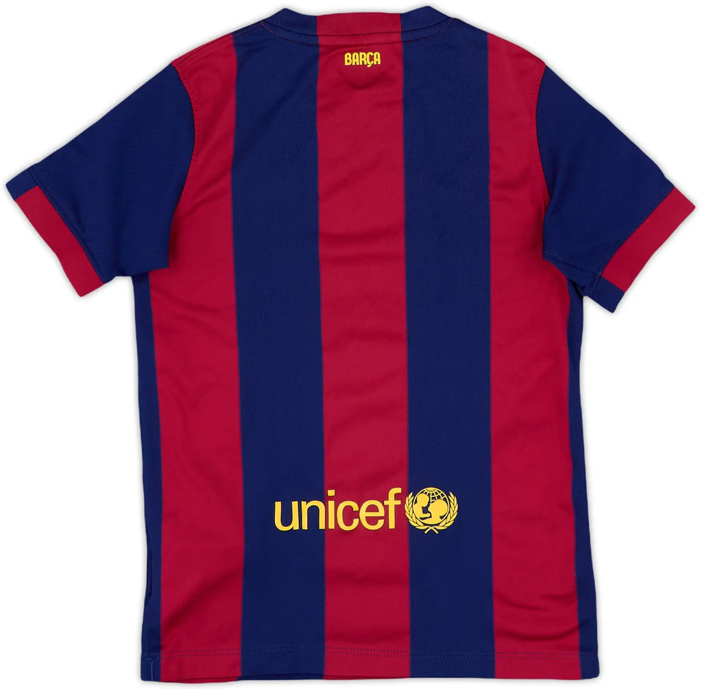 FC Barcelona 2014/15 (Home) + La Liga badge