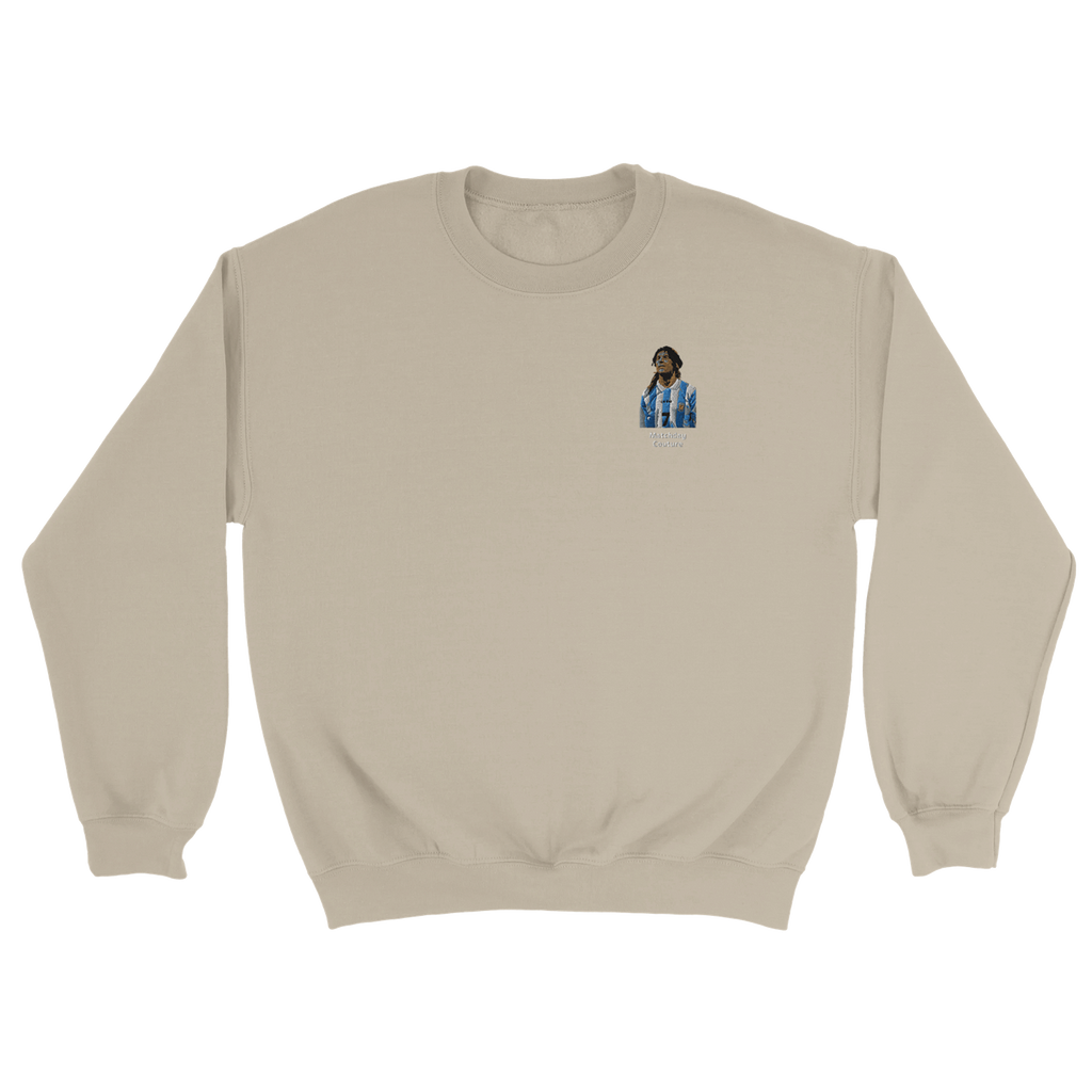 Claudio Caniggia sweatshirt – tribute to the 'Son of the Wind.' Stylish, comfy, and perfect for football fans. 