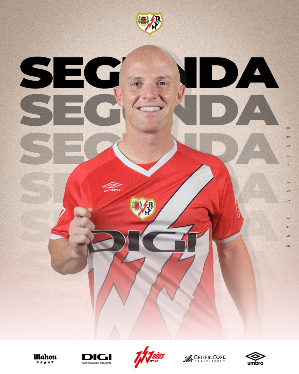 Rayo Vallecano 2024-25 Home Kit