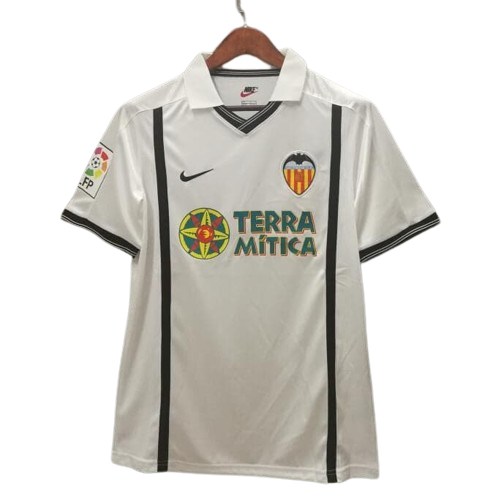 Valencia CF 2000/01 kit home aimar baraja 